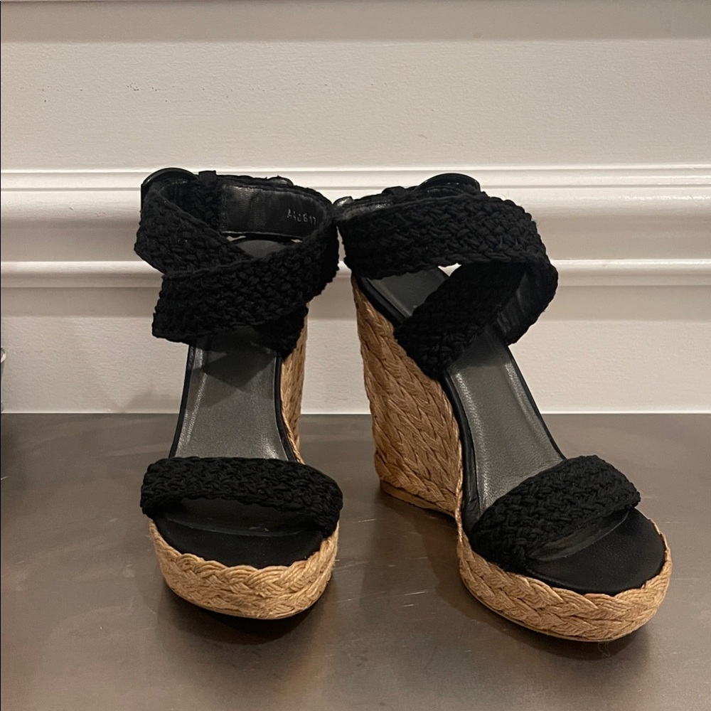 Stuart Weitzman Espadrille Wedge Sandal